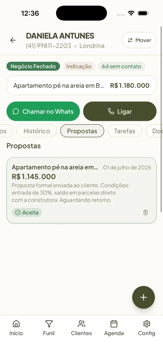 Tela do app BAZE 7